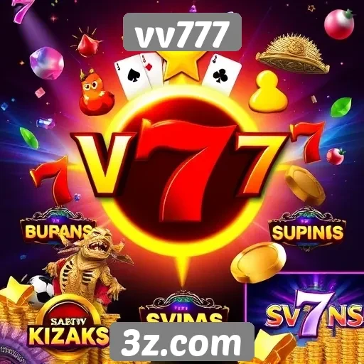 Variedade de jogos disponíveis no vv777